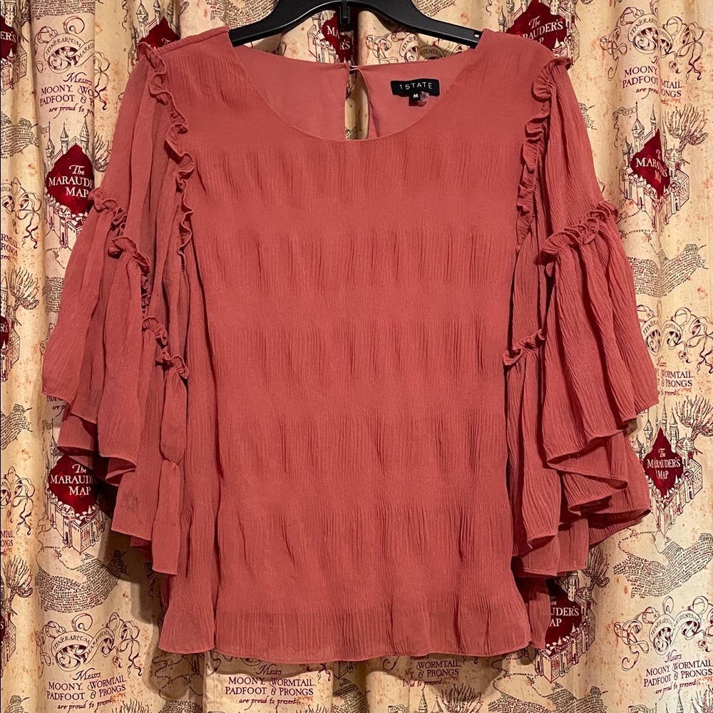Women's Blouse in Warm Rose